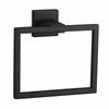BEIGEEWY Stainless Steel Towel Ring – Wall Mount, Black, Heavy Duty