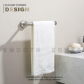 TASTOS Hand Towel Holder Brushed Gold Stainless Steel Wall Mounted 9in