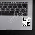 Love Hockey Stickers 3pcs Waterproof Vinyl Decals Laptop Bottle Helmet