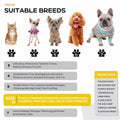 TEOZZO Dog Boots Warm Puppy Paw Protector Reflective Strip Size 6 Yellow 4PCs