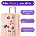 BIGZORO 50PCS Baseball Stickers Waterproof Vinyl Decals for Car Laptop Bike