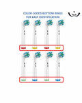 Toothbrush Replacement Heads 8-Pack Plaque Blast Twisted Bristle Oral B