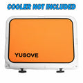 YUSOVE EVA Cooler Pad Mat for Tundra 35, Seadek Style, 3M Adhesive (Orange)