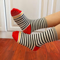 SMIDLRG Toddler Grip Socks With Non-Slip Soles Boys Girls 6 Pairs