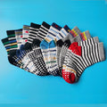 SMIDLRG Toddler Grip Socks With Non-Slip Soles Boys Girls 6 Pairs