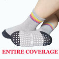SMIDLRG Toddler Grip Socks With Non-Slip Soles Boys Girls 6 Pairs
