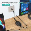 HRSDEIE Ethernet Splitter 1-to-2 Gigabit RJ45 1000Mbps Network LAN Adapter