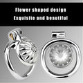 Lelisex Stainless Steel Male Chastity Cage Dark Lock 50mm Ring Adult Toy