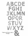 GG Grand General 94968 1 Inch Stainless Steel Letter V with Tape