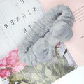 Awenbin Spa Headband Bowknot Misty Gray Reusable Soft Hairband for Face/Yoga