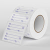 HSDCO Food Container Labels 2x1 Removable Freezer Stickers Blue 500pcs