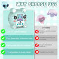SKRVGOJFG Silicone Case for Punirunes Virtual Pet with Lanyard Blue