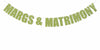 Ramciyo Margs & Matrimony Banner Green Glitter Paper Bachelorette Decor