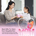 WUGUANSS Best Mom Ever Acrylic Plaque Pink Christmas Birthday Gift