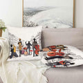 Boqpolu Movie Music Theme Pillow Covers Set of 2 18x18 Inch Multi-0006