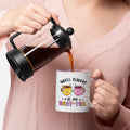 KINAPATO Friend Mug Funny Bestie Gift White Pink 11oz Ceramic