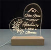 Boniavotlas Dimmable Multicolor Wood Night Light Housewarming Gift