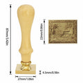 maotouying Wax Seal Stamp Laser Engraved for Envelopes Invitations Gift