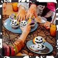 Amyhill Halloween Ghost Cupcake Toppers Rings 48 Pack Party Supplies