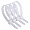 AUHKO 8in Heavy Duty Nylon Zip Cable Ties White 121lbs Tensile Strength