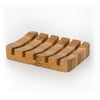 Bamboo Soap Holder Self Draining Wooden Soap Dish Bathroom Accessory