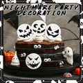 Amyhill Halloween Ghost Cupcake Toppers Rings 48 Pack Party Supplies