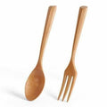 Chen Mi 20 Pc Wooden Spoon Fork Set Japanese Style Reusable Cutlery