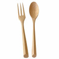 Chen Mi 20 Pc Wooden Spoon Fork Set Japanese Style Reusable Cutlery