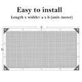 YLFFFZZZ 40% Shade Cloth 20x20FT Sun Mesh with Grommets UV Resistant