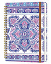 WLPFSAHF A5 Hardcover Spiral Journal Notebook Lined 120 Pages Bohemian