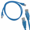 NTCFL Cat6 Patch Cable 1m Light Blue 10Gbps 250MHz Gold Plated Tips