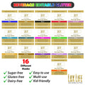 Lux Life Edible Drink Glitter Green Food Grade for Cocktails Wine 4g