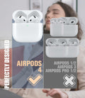 Seltureone AirPods 4 Case Soft Silicone Shockproof Keychain Pink 2024