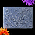 DDOUJOY Plastic Embossing Folders Flowers Leaves Butterfly 4pcs for Crafts