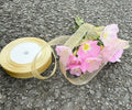 BEAUTOPE Sheer Organza Chiffon Ribbon 1in x 100yd White Polyester