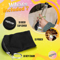 Nightcap Drink Spiking Prevention Bottle Caps Silicone Beer Wine 2 Pack