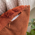 COSIBONO Pumpkin Fall Throw Pillow Covers 18x18 Set of 2 Caramel Embroidery