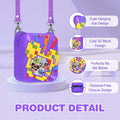 SKRVGOJFG Bitzee Disney Silicone Protective Case Purple with Lanyard