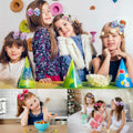 Eyegla Girls 5 Inch Grosgrain Ribbon Hair Bows Clips Pack of 12 Rainbow