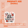 HYKADEUS in My Pregnant Era New Mom Waterproof Vinyl Stickers 3x2.5in 3Pcs