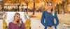 NALANISA Women's Pleated Crew Neck Puff Sleeve Top Blue Grey Size S