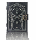 EHH Celtic Cross Leather Journal Hardcover Spell Book Vintage Diary Black