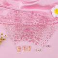 kikonoke 3D Butterfly Nail Stickers Laser Pink Sun Moon Star 4 Sheets