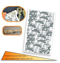 Mylar Camo Stencils Camouflage Gun Paint RC Mask Model Pentagon X – Camo