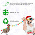 NotNiceThings Funny Christmas Card for Her Mum Wife - Cheeky Rude Joke