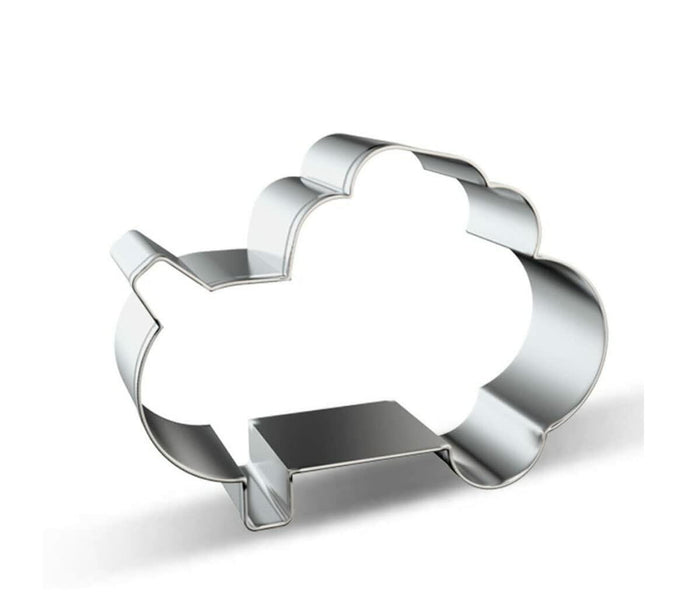 WJSYSHOP Air Compressor Shape Cookie Cutter Stainless Steel Silver