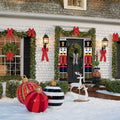 Nutcracker Christmas Banner Porch Sign Front Door Indoor Outdoor Decor