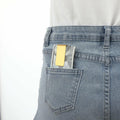 Qianyu Slim Money Clip 6 Pack Stainless Steel Cash Card Holder Gold Silver