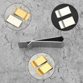 Qianyu Slim Money Clip 6 Pack Stainless Steel Cash Card Holder Gold Silver