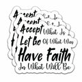 3PCS Christian Sticker God Is Still Writing Your Story Waterproof Vinyl Decal